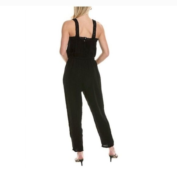 Michael Stars Jodi Jumpsuit Black Size M - Picture 2 of 9